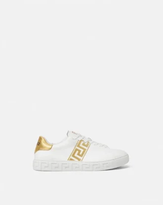 Zapatillas Greca de nylon bordadas