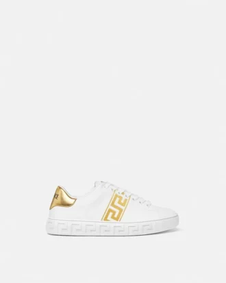 Zapatillas Greca de nylon bordadas
