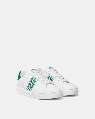 Zapatillas Greca de nylon bordadas