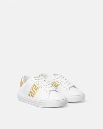 Zapatillas Greca de nylon bordadas