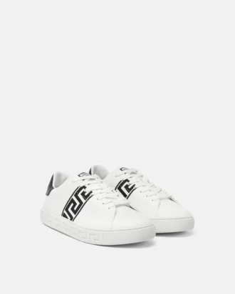 Zapatillas Greca de nylon bordadas