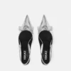 Zapatos de tacón bajo con lazo metálico Gianni 45 mm Zapatos de tacón bajo con lazo metálico Gianni 45 mm