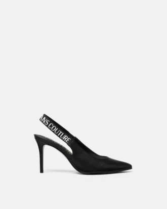 Zapatos de tacón con talón abierto y logotipo Scarlett Zapatos de tacón con talón abierto y logotipo Scarlett
